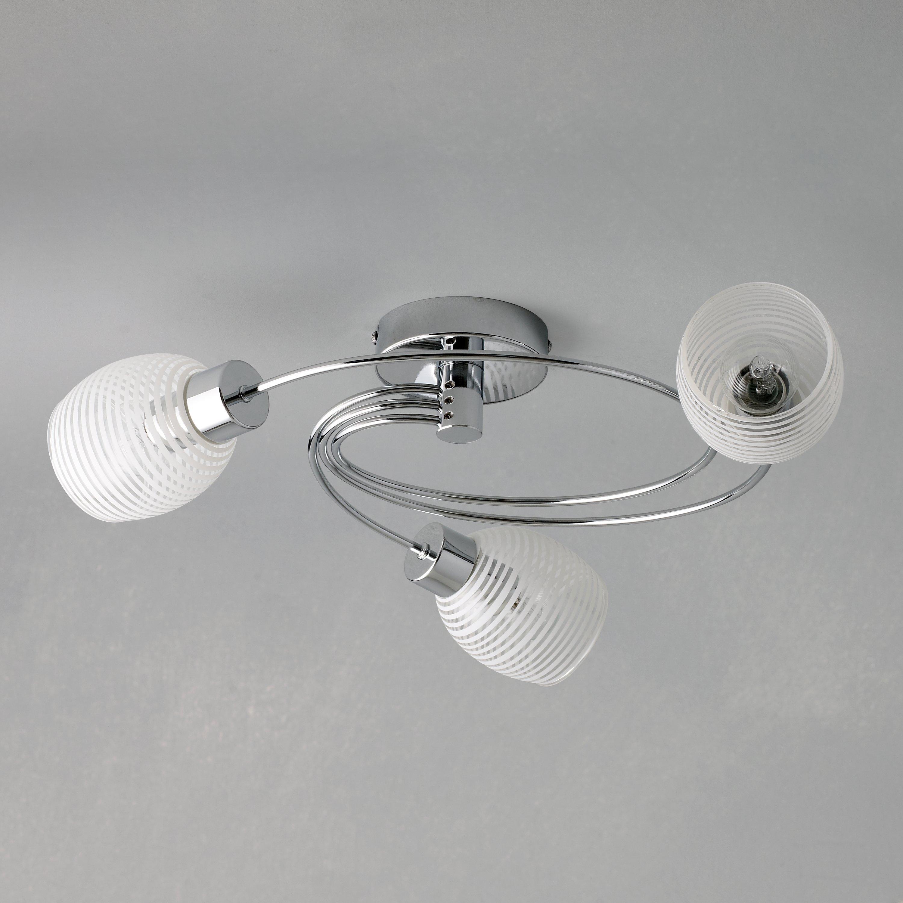 John Lewis Maya ceiling light 56cm diameter polished chrome, UK version