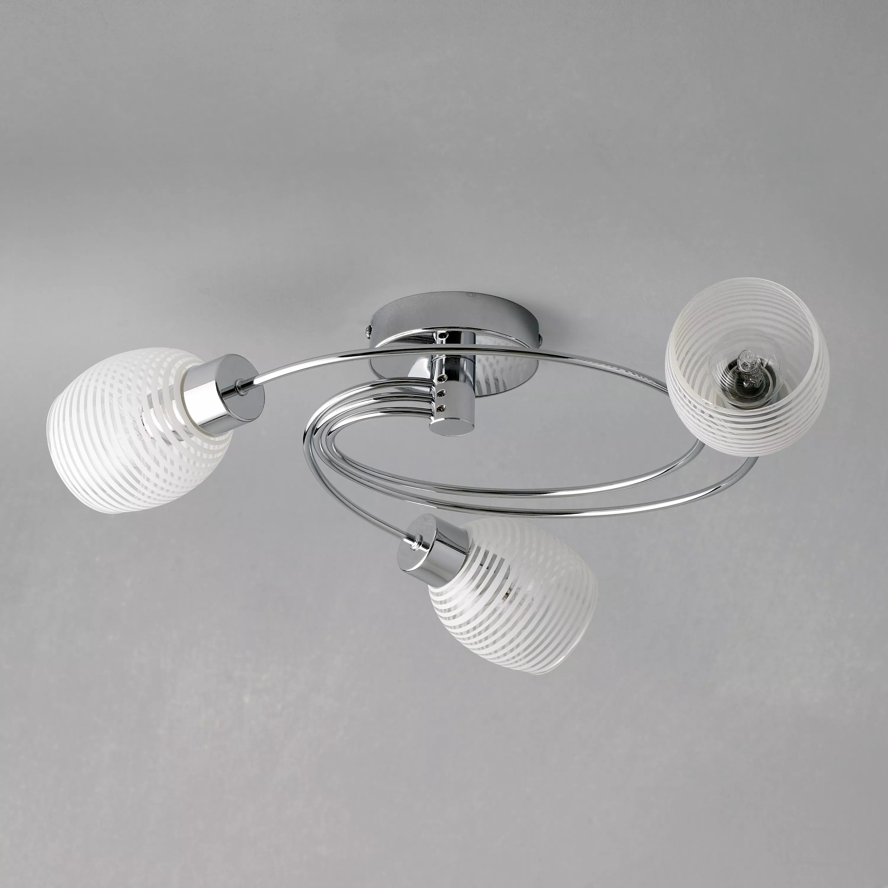 John Lewis Maya ceiling light 56cm diameter polished chrome, UK version