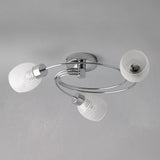 John Lewis Maya ceiling light 56cm diameter polished chrome, UK version