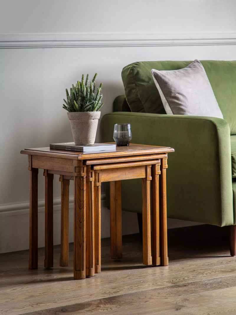 John Lewis Hemingway nest of tables melia oak (British brand)