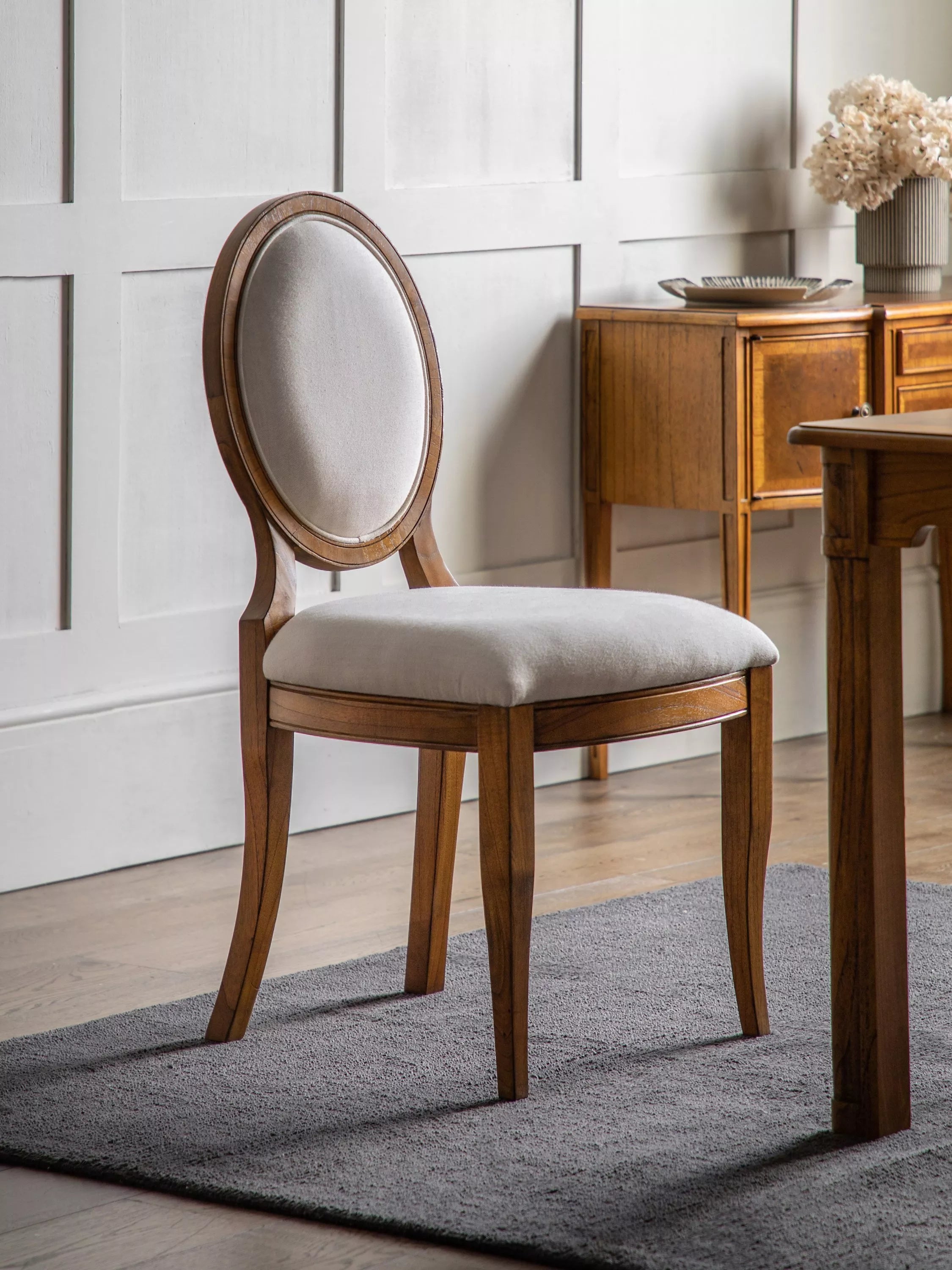 John Lewis Hemingway dining chair cream upholstery imported from the UK