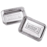 Weber aluminium BBQ drip trays pack of 10 (British brand)