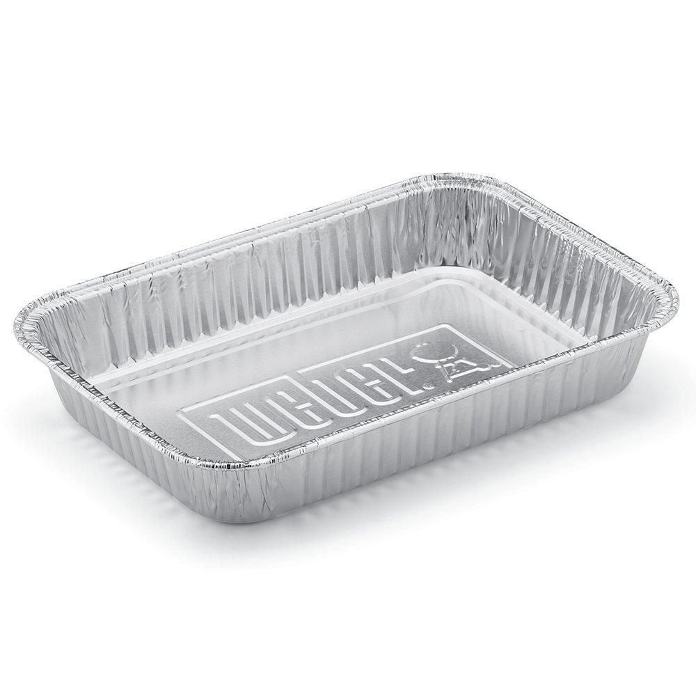 Weber aluminium BBQ drip trays pack of 10 (British brand)