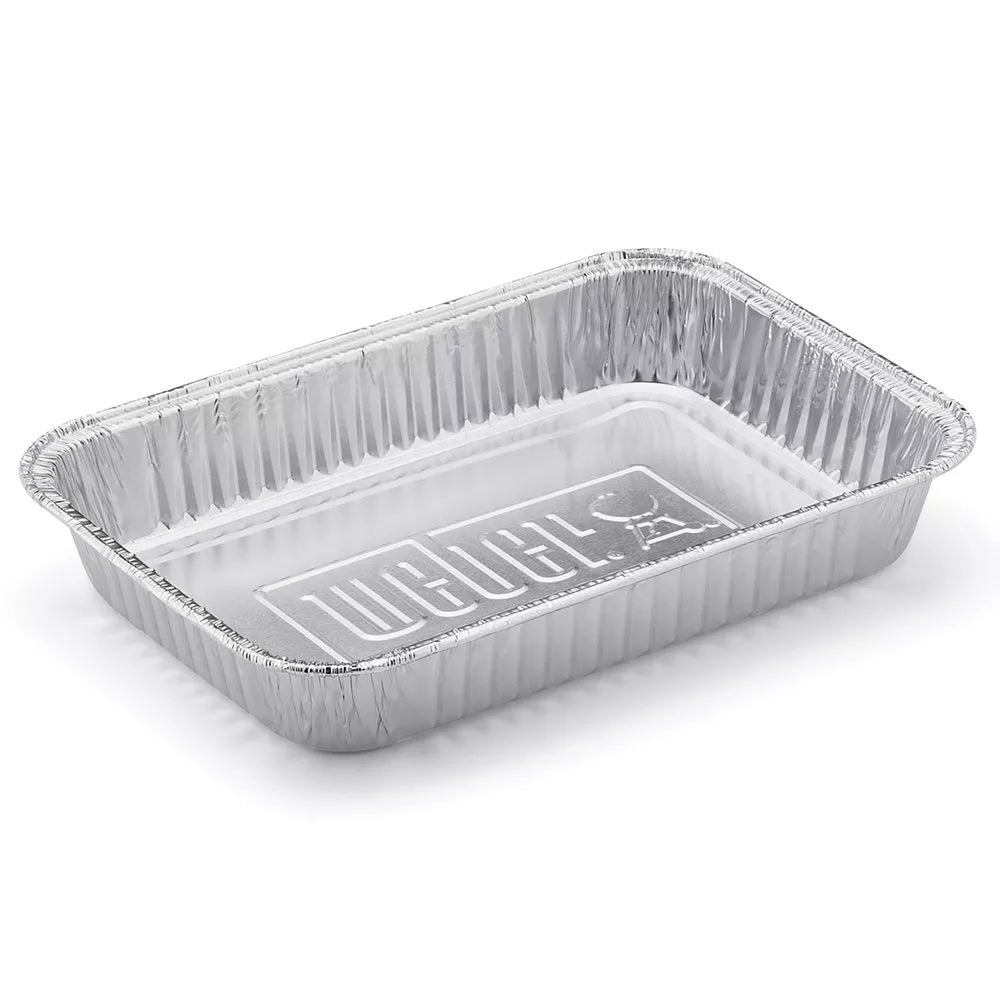 Weber aluminium BBQ drip trays pack of 10 (British brand)