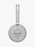 John Lewis stainless steel lidded saucepan, UK version
