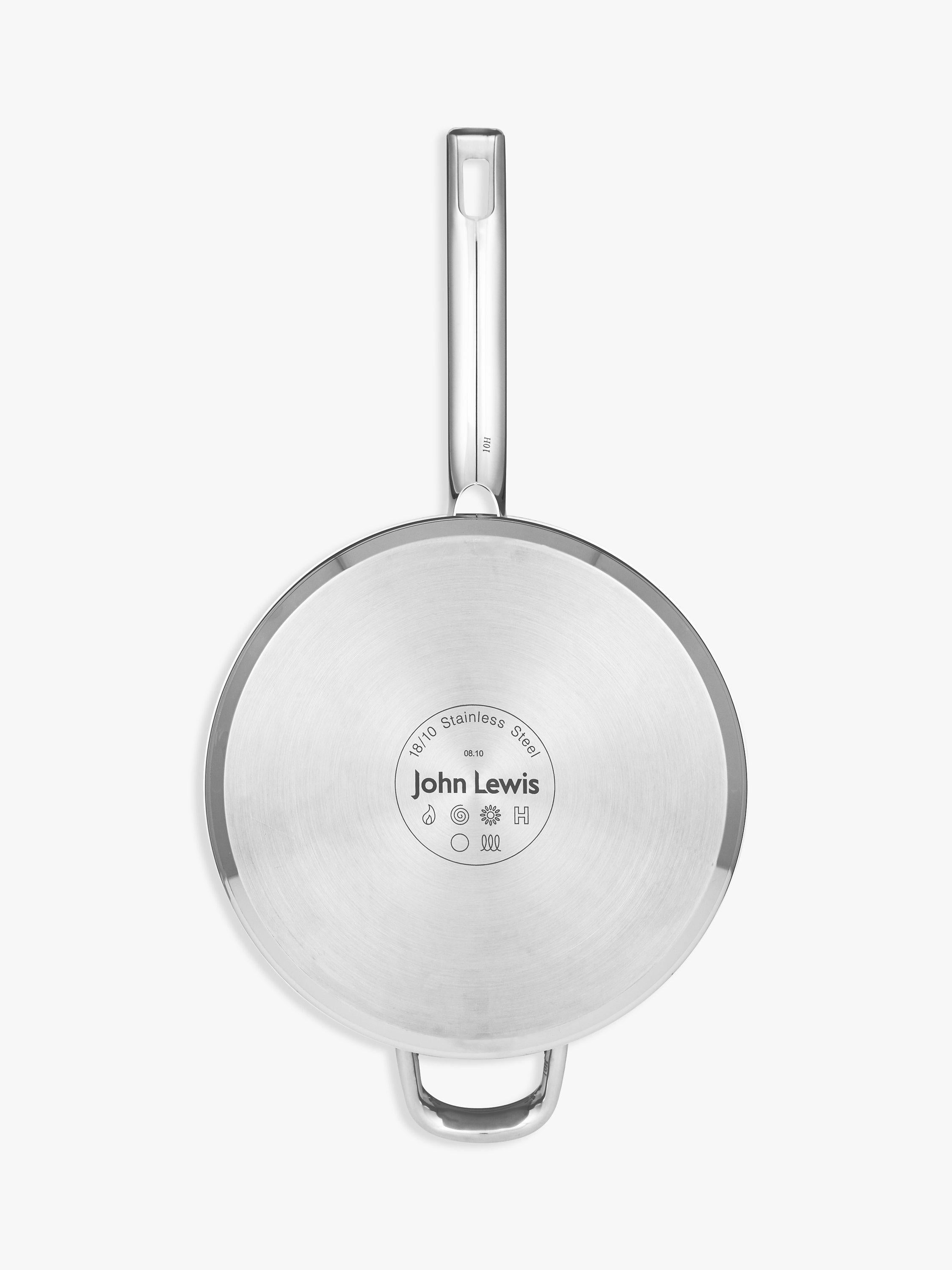 John Lewis classic lidded saucepan with helper handle 22cm 3.7L, UK version