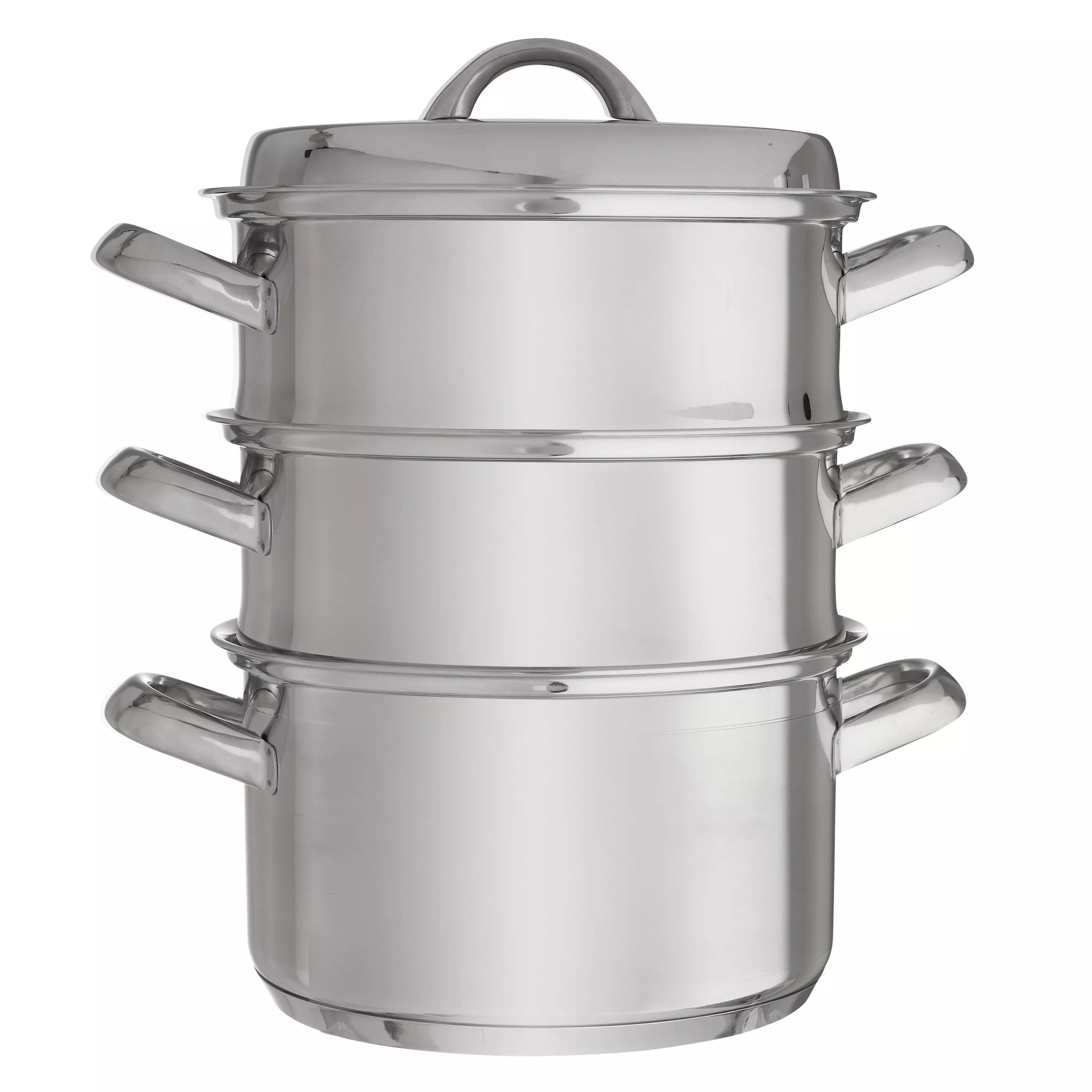 John Lewis Classic Stainless Steel 20cm Steamer Set, UK version