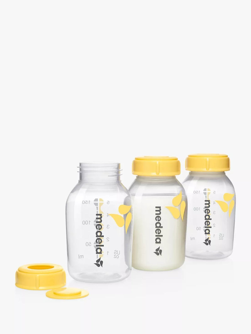 Medela breastmilk storage bottles 150ml pack of 3, UK version