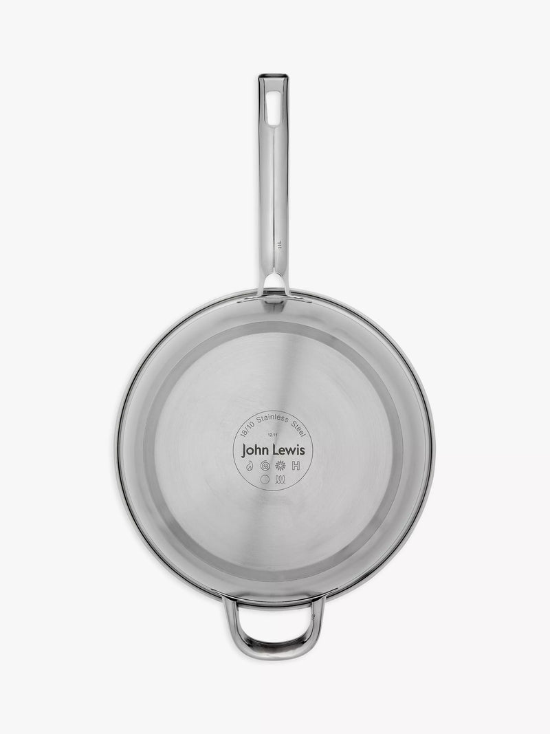 John Lewis non-stick chef's pan with lid 26cm, UK version