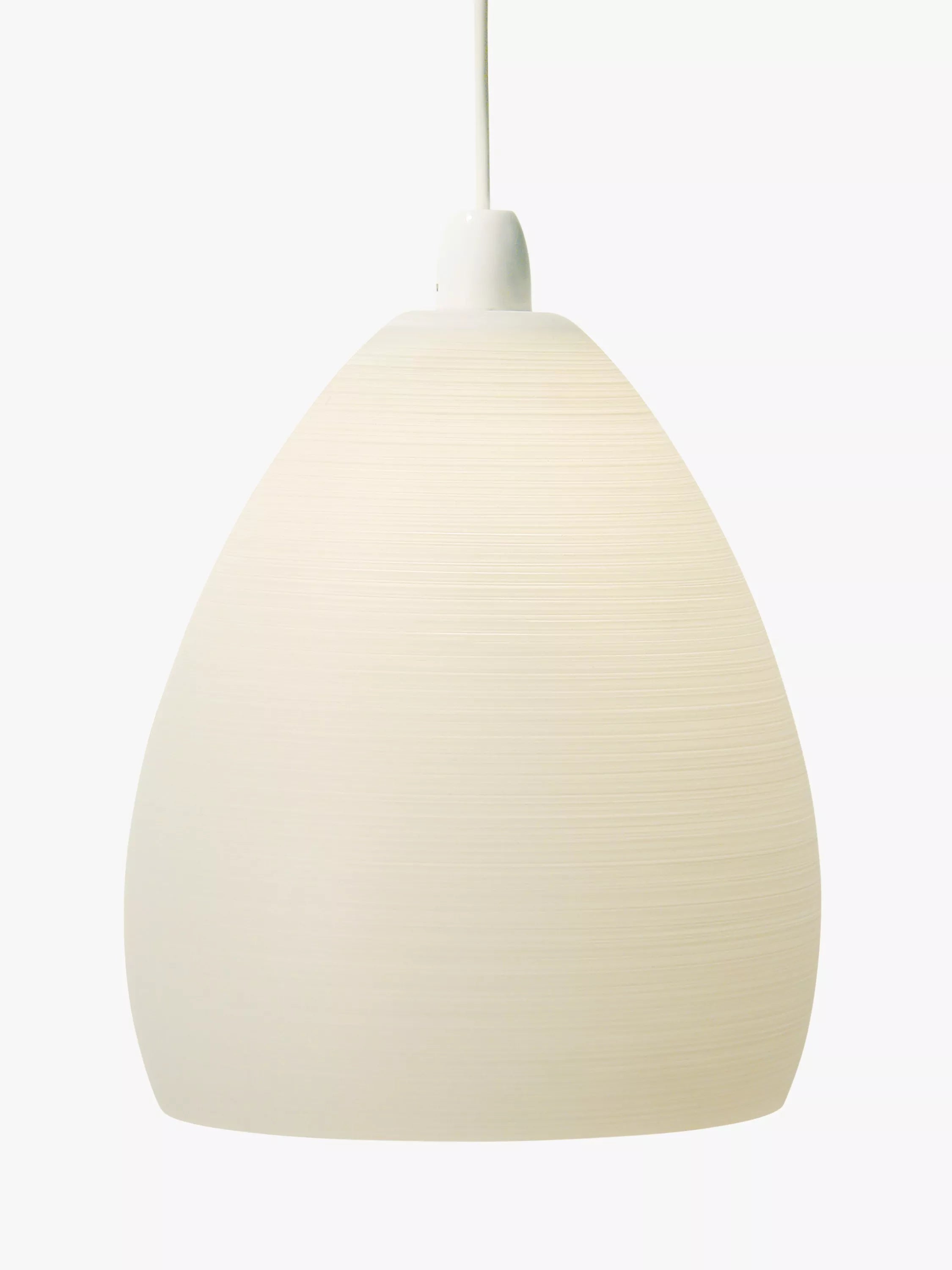John Lewis Corina easy-to-fit ceiling shade opal glass - British product