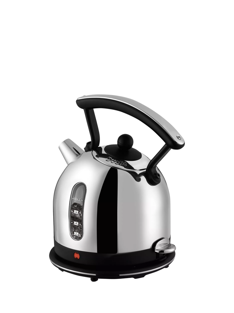 Dualit dome kettle Black/Steel 2L, imported from the UK
