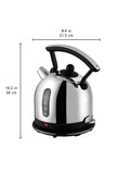 Dualit dome kettle Black/Steel 2L, imported from the UK