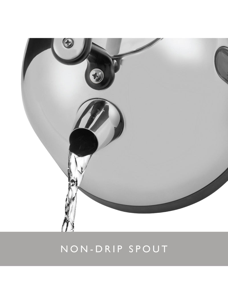 Dualit dome kettle Black/Steel 2L, imported from the UK