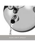 Dualit dome kettle Black/Steel 2L, imported from the UK