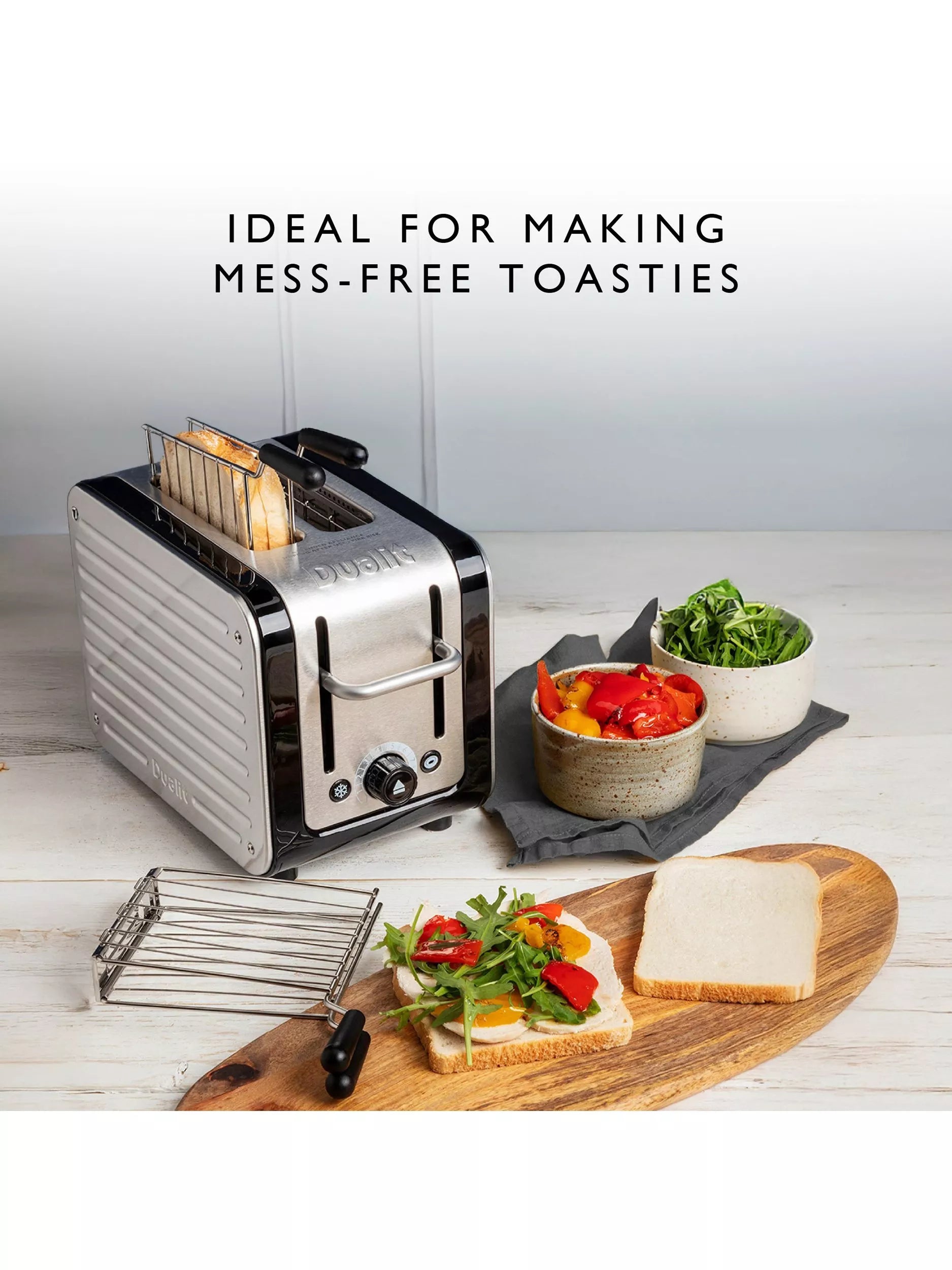 Dualit sandwich cage pack of 2 stainless steel, UK version