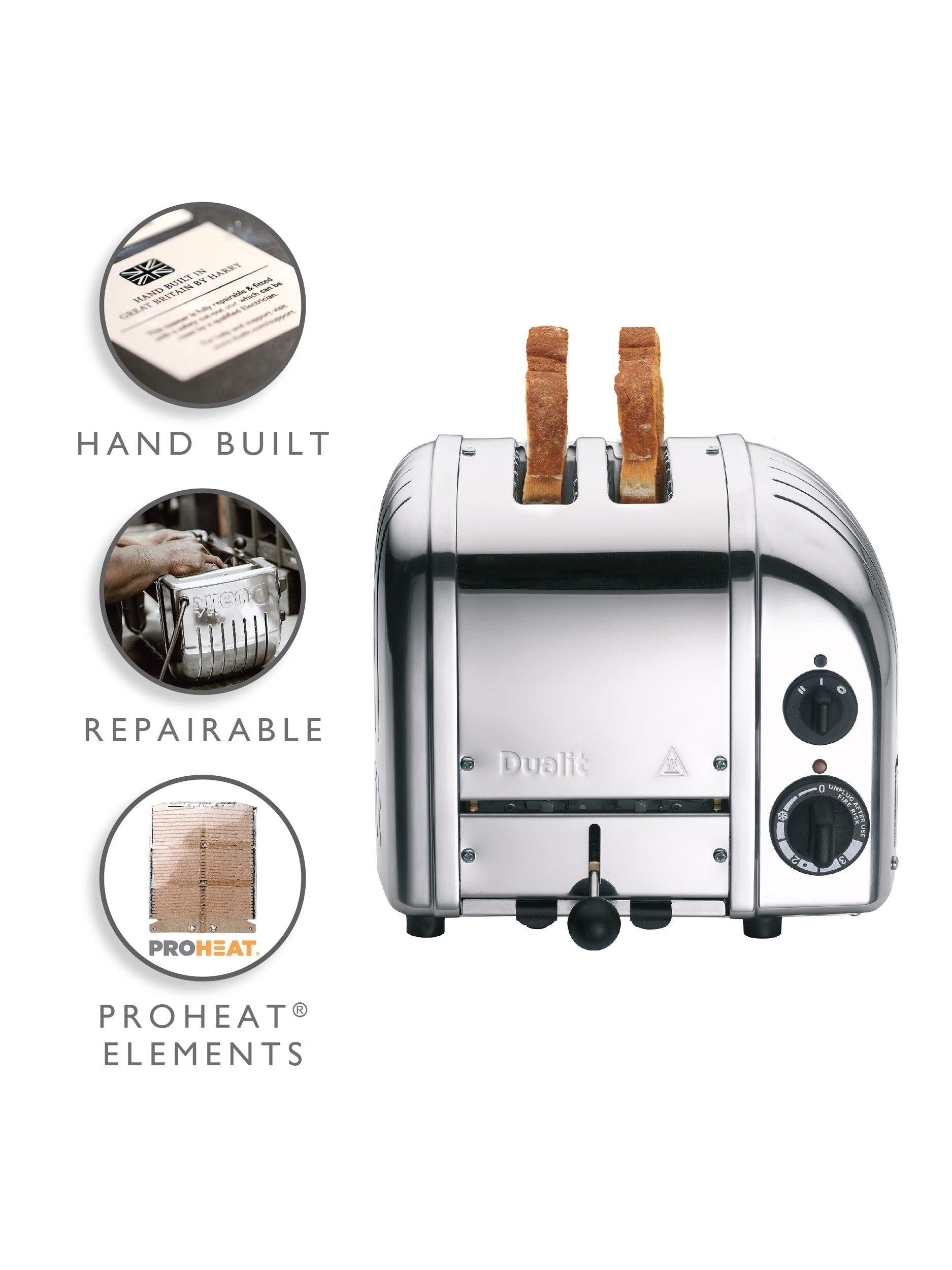 Dualit 2 Slice NewGen Classic Toaster, imported from the UK