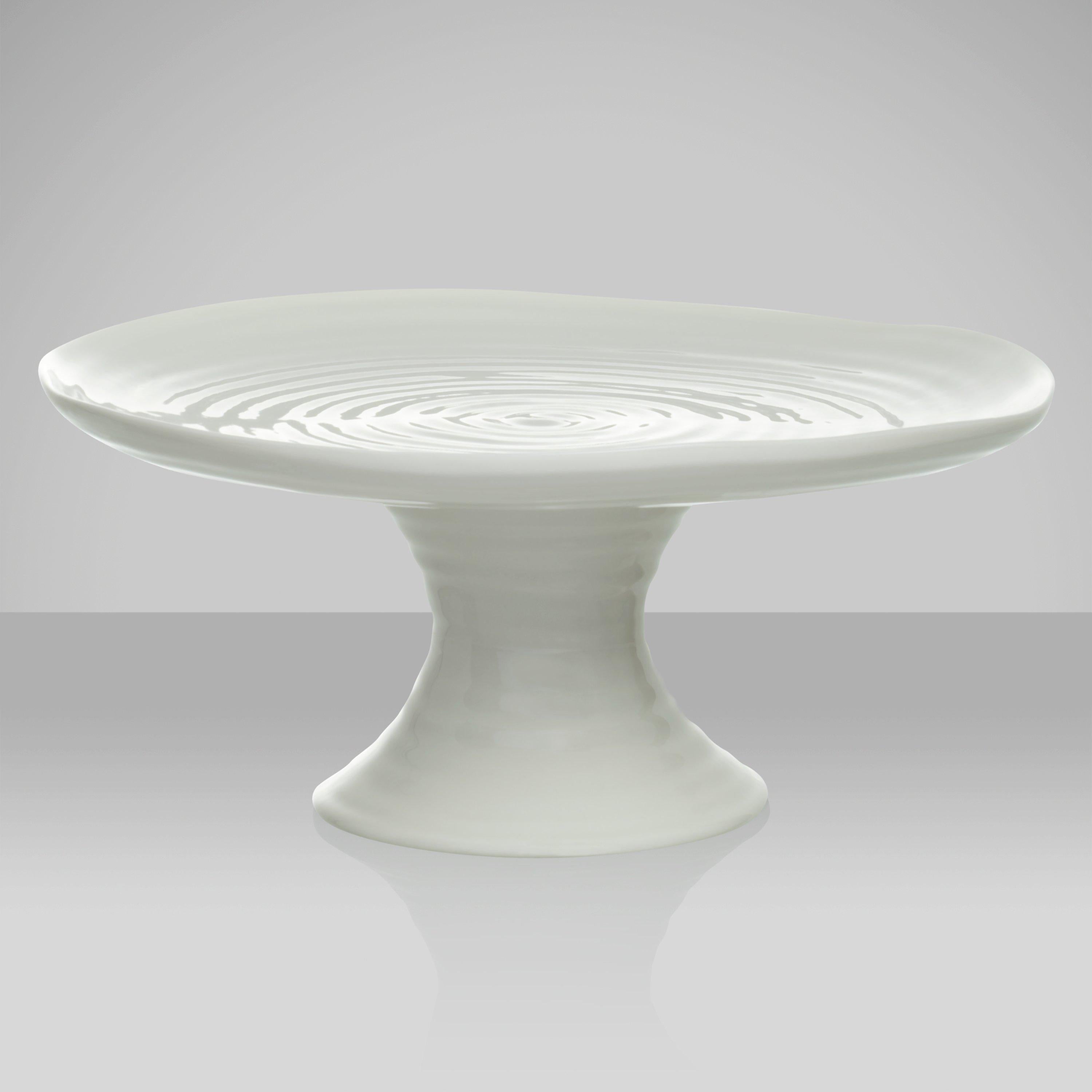 Sophie Conran for Portmeirion white footed cake plate 24cm diameter (British brand)