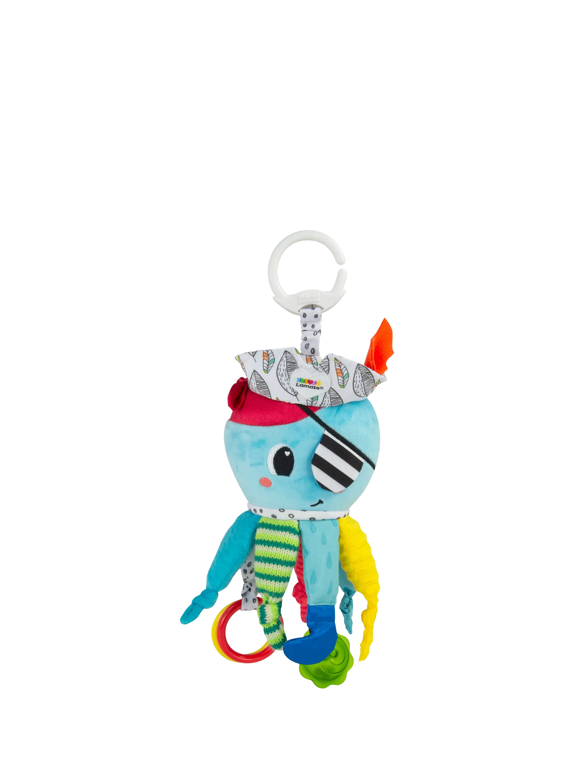 Lamaze Captain Calamari soft octopus toy for infants, UK version