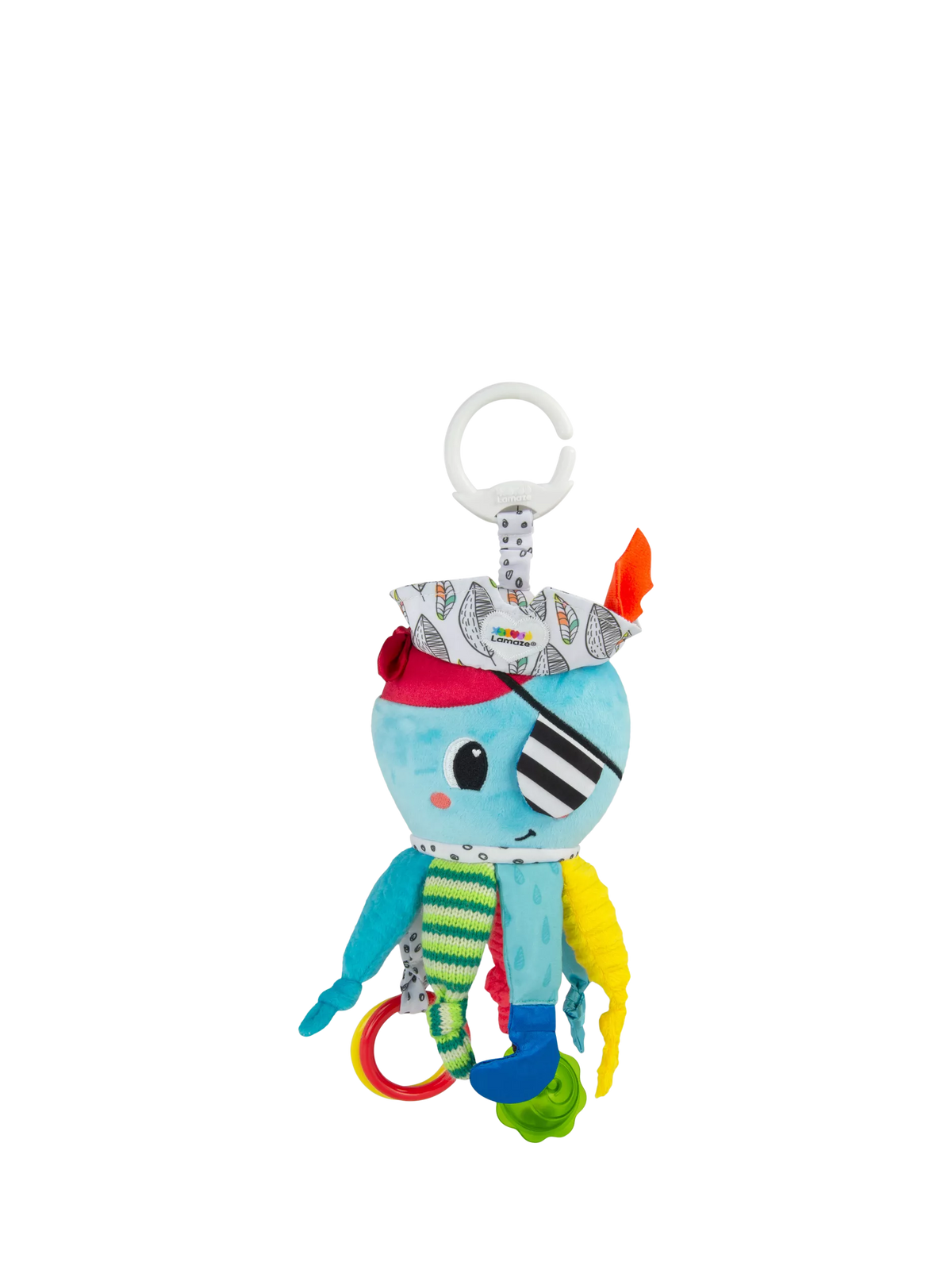 Lamaze Captain Calamari soft octopus toy for infants, UK version