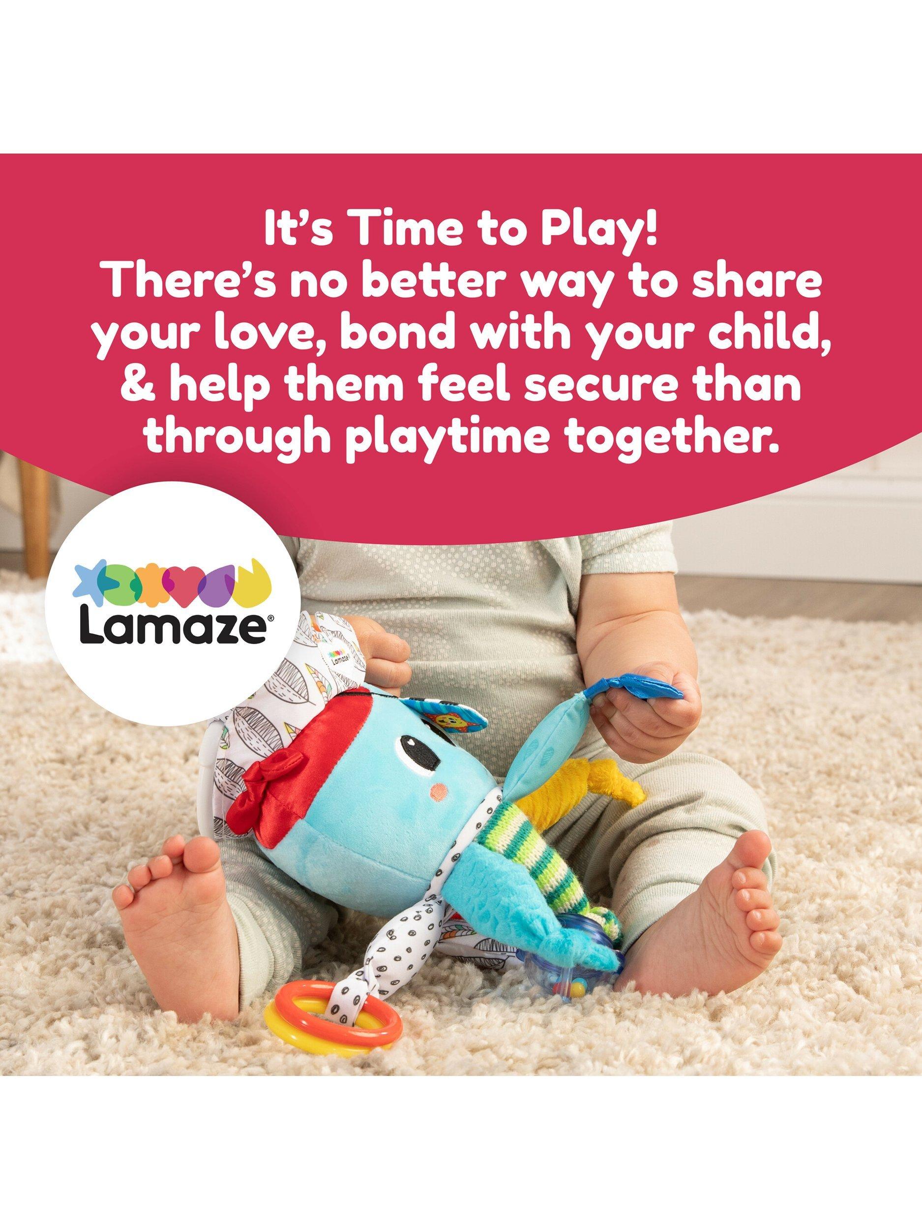 Lamaze Captain Calamari soft octopus toy for infants, UK version