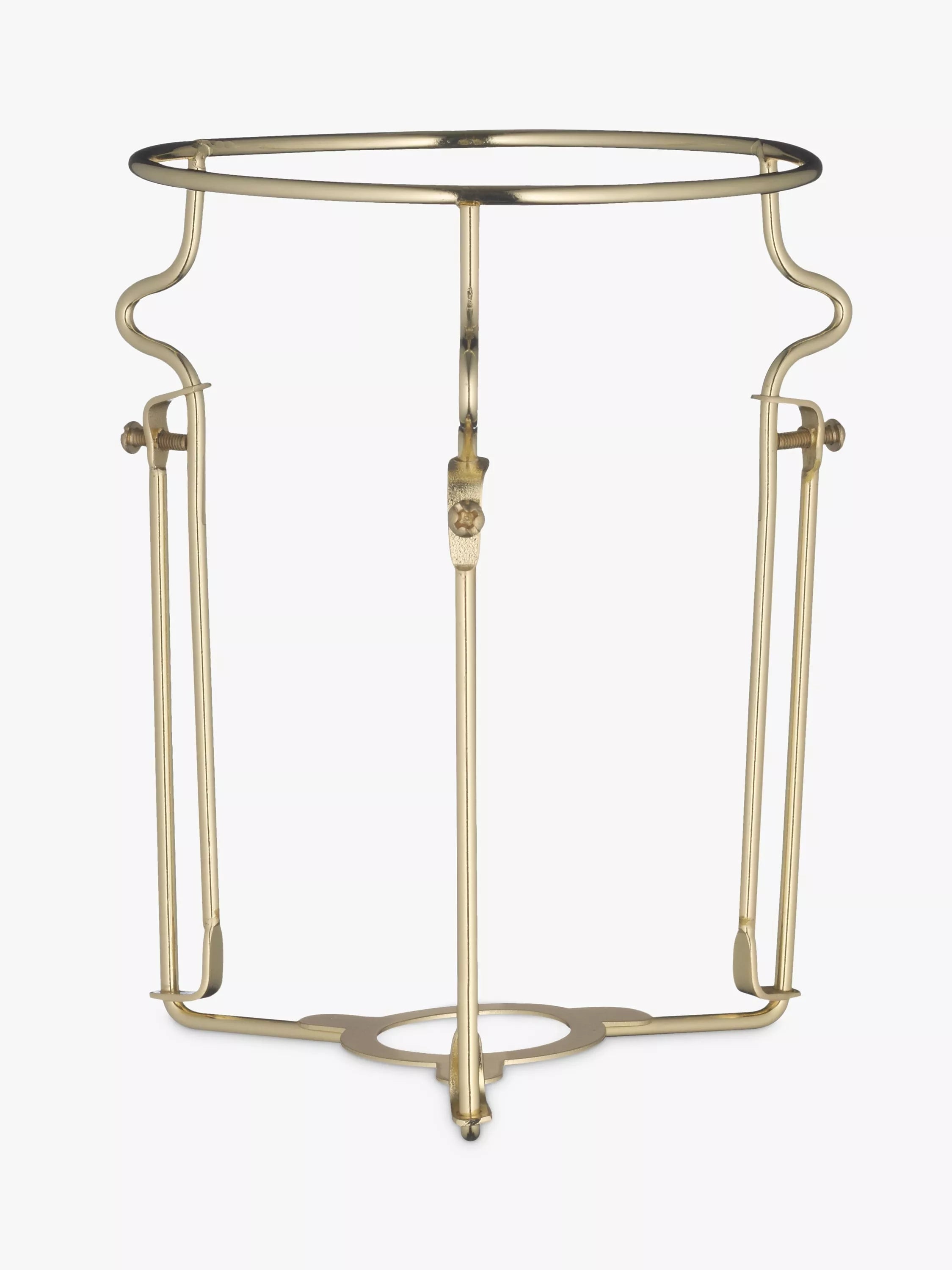 John Lewis brass shade carrier BC fitting adjustable, imported from the UK