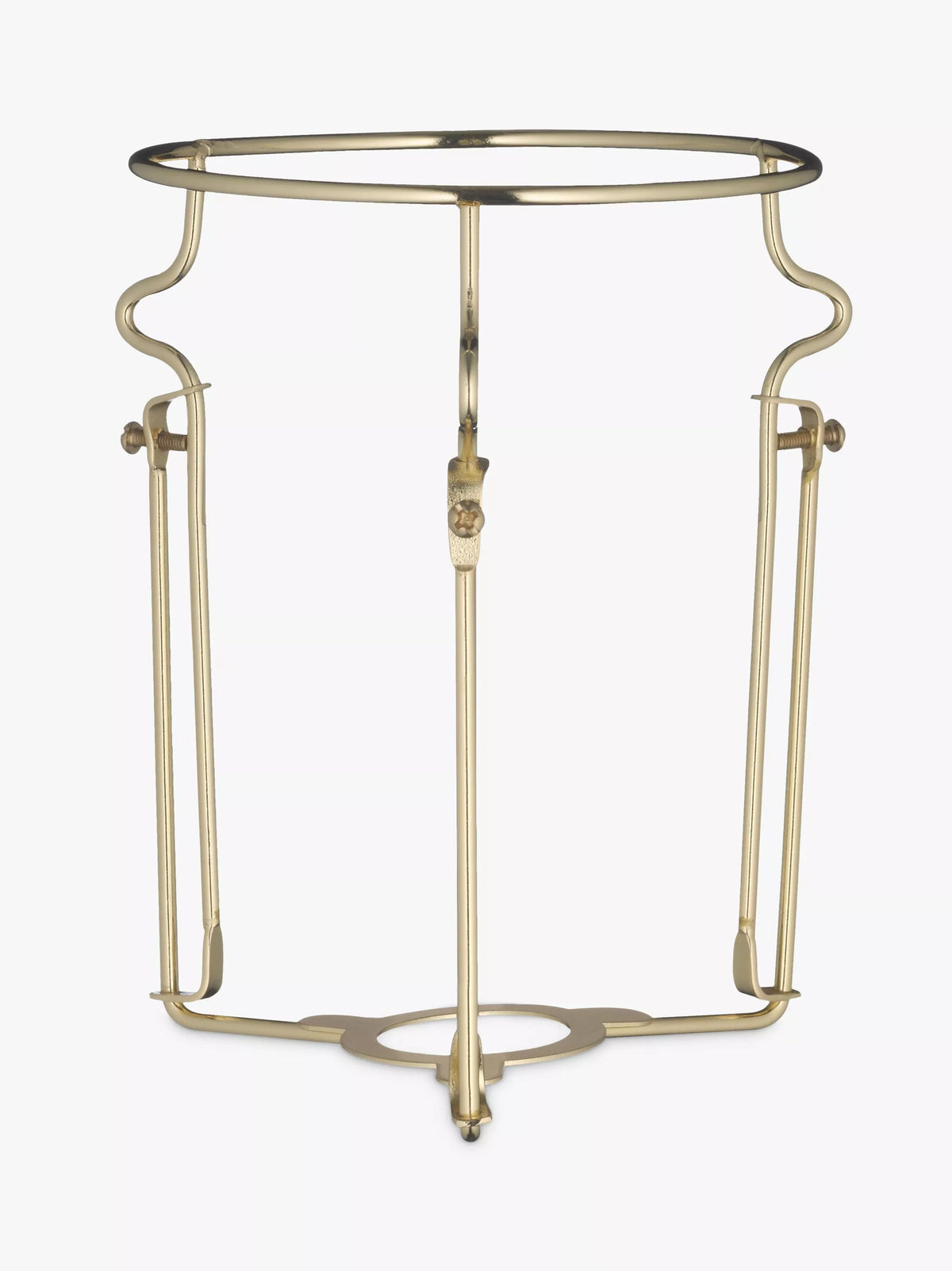 John Lewis brass shade carrier BC fitting adjustable, imported from the UK