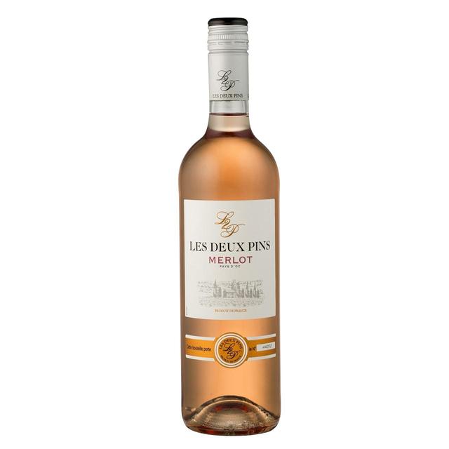 Les Deux Pins Merlot Rose   75cl GOODS M&S   