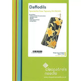 Cleopatra's Needle daffodils glasses case tapestry kit, UK version