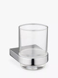 John Lewis Opus bathroom tumbler and holder, imported from the UK