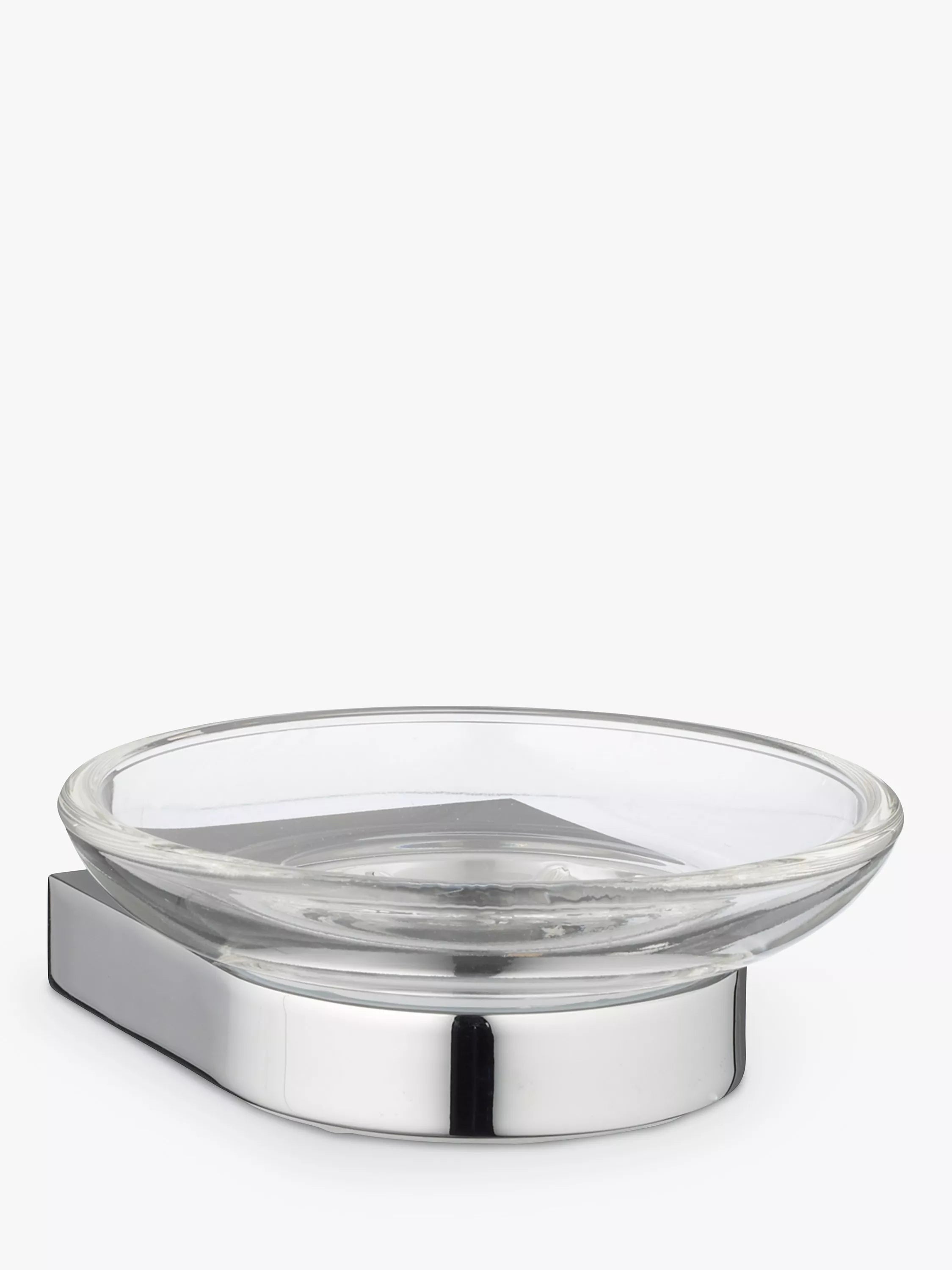 John Lewis Opus chrome soap dish wall-mounted (British brand)