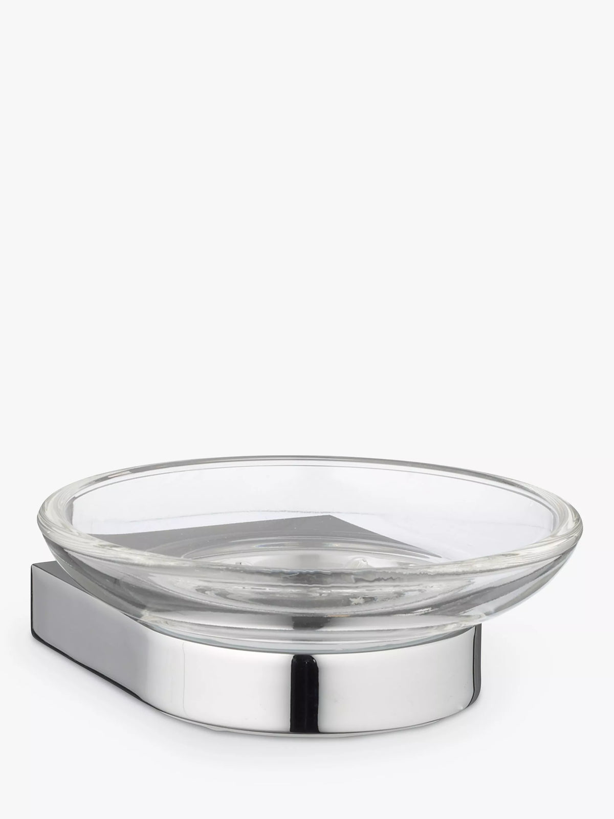 John Lewis Opus chrome soap dish wall-mounted (British brand)