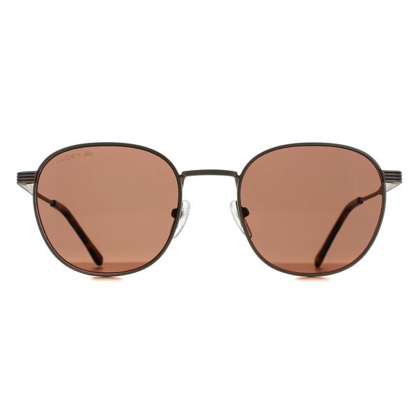 Lacoste L251S semi-matte gold brown sunglasses (British brand)