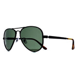 Ray-Ban Aviator Max black green sunglasses, imported from the UK