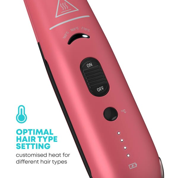 Revamp Progloss Cordless Compact Straightener - Pink Power GOODS Superdrug   