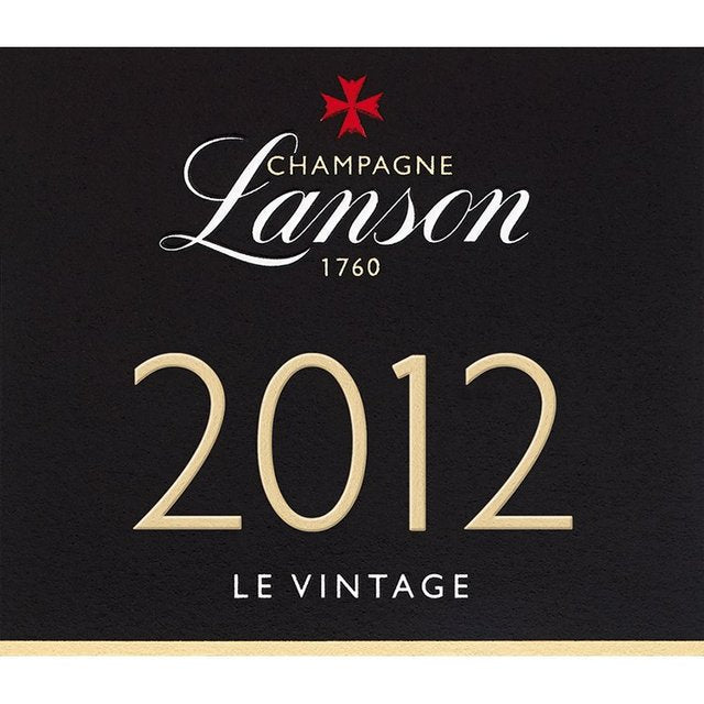 Lanson Le Vintage Champagne 2012   75cl GOODS M&S   