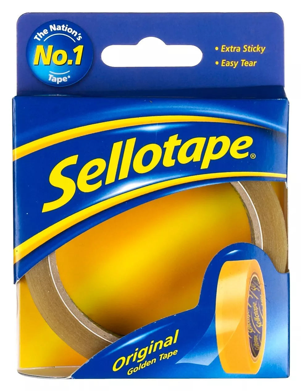 Sellotape Original Golden Tape 2.5cm x 50m (British brand)