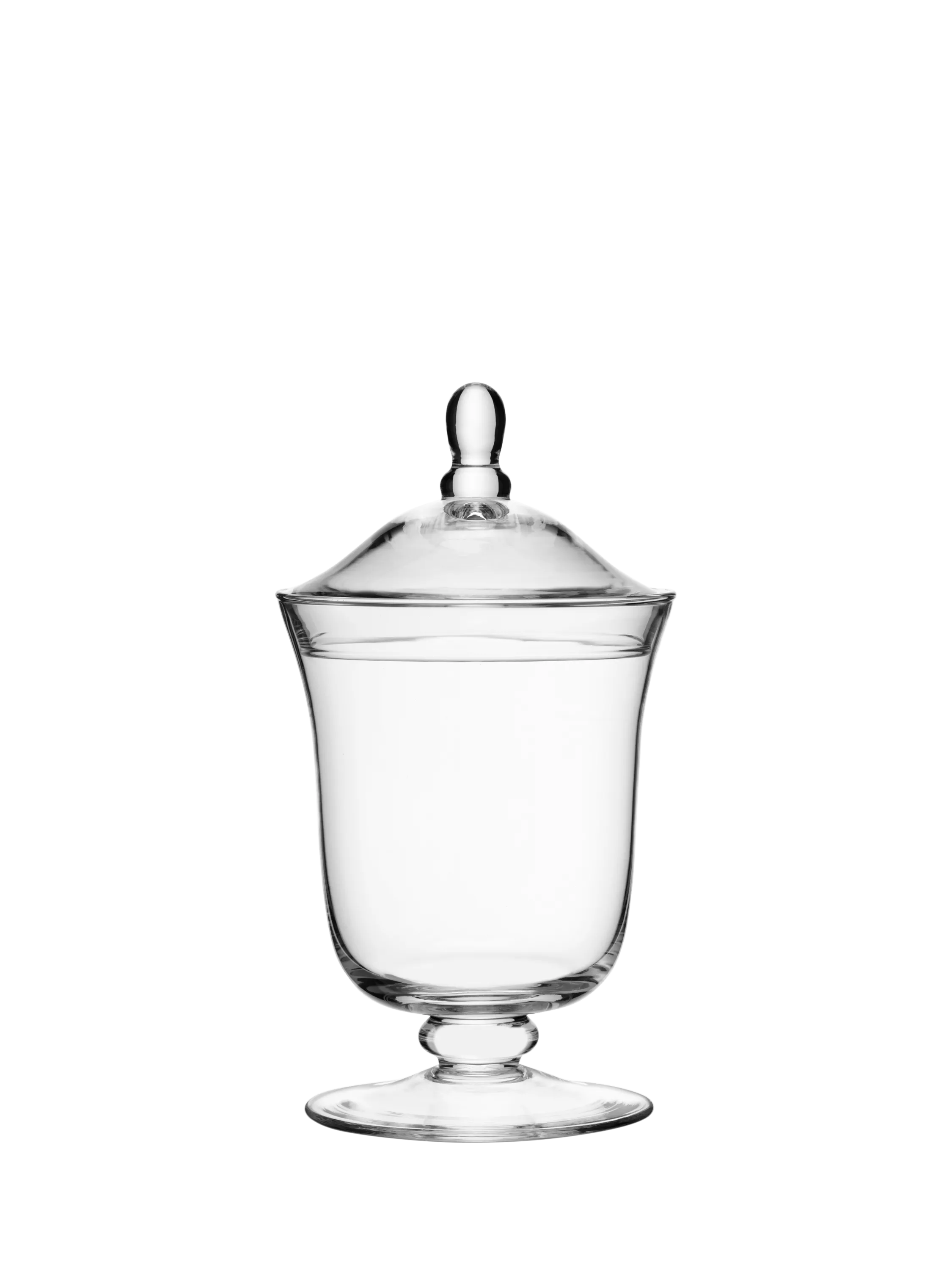 LSA International glass bonbon jar with lid 25.5cm (British brand)