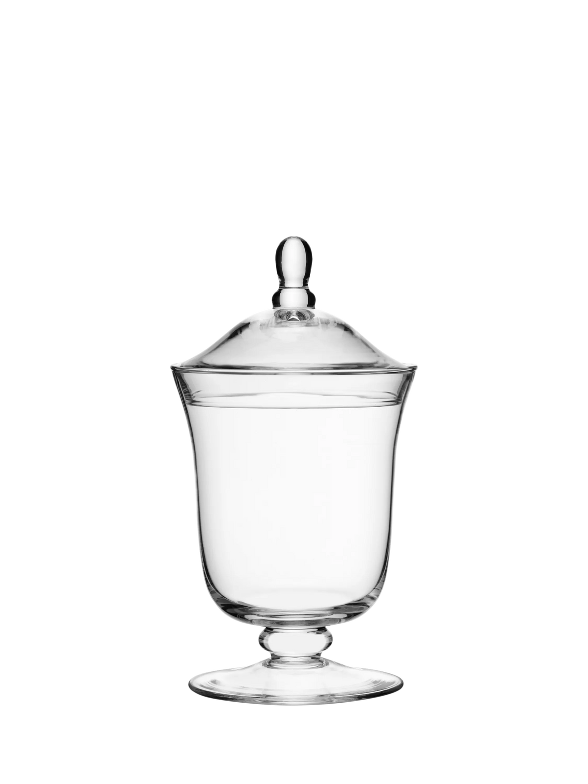 LSA International glass bonbon jar with lid 25.5cm (British brand)