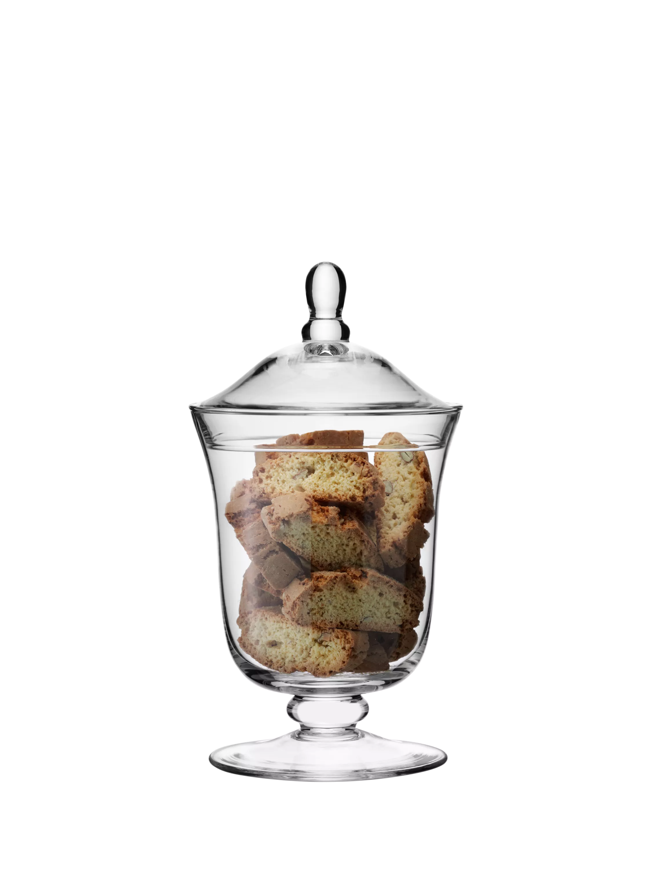 LSA International glass bonbon jar with lid 25.5cm (British brand)
