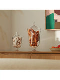 LSA International glass bonbon jar with lid 25.5cm (British brand)