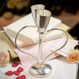Culinary Concepts Amore Heart champagne flutes with stand, set of 2 - British product