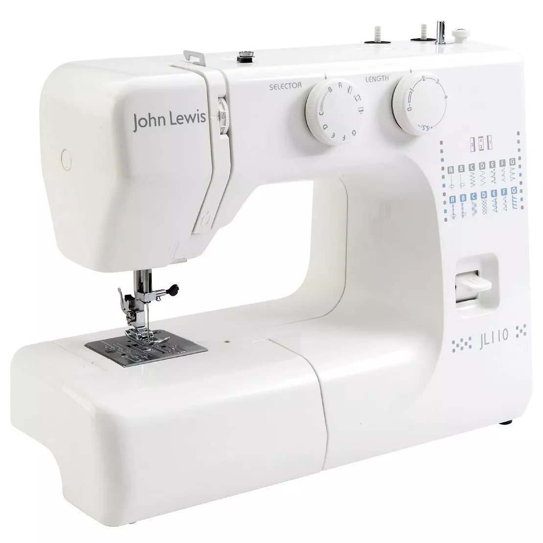 John Lewis JL110 sewing machine white (British brand)