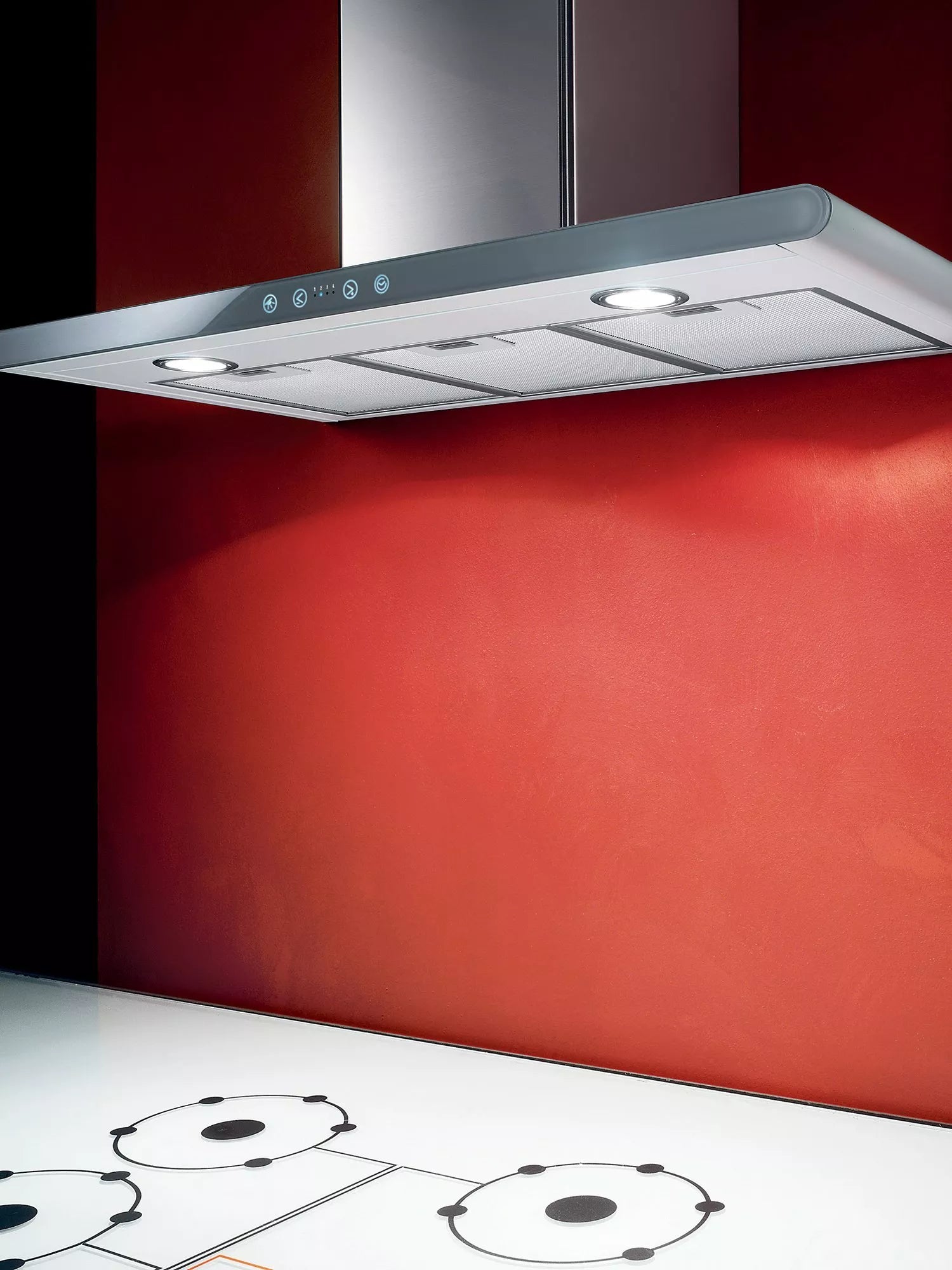 Elica Galaxy LED chimney hood 80cm (British brand)