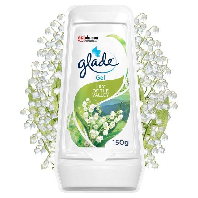 Glade Solid Bathroom Gel Lily of the Valley Air Freshener   150g GOODS M&S   