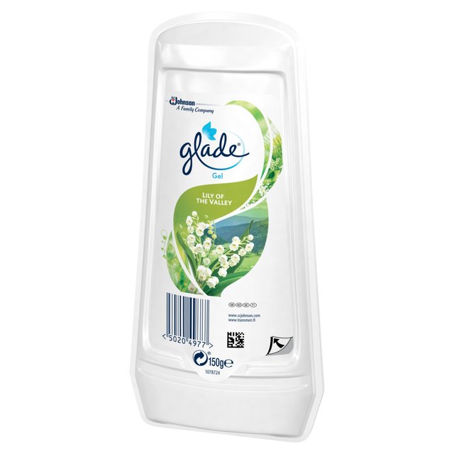 Glade Solid Bathroom Gel Lily of the Valley Air Freshener   150g GOODS M&S   