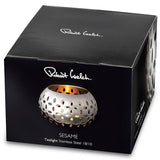 Robert Welch stainless steel tealight holder, UK version