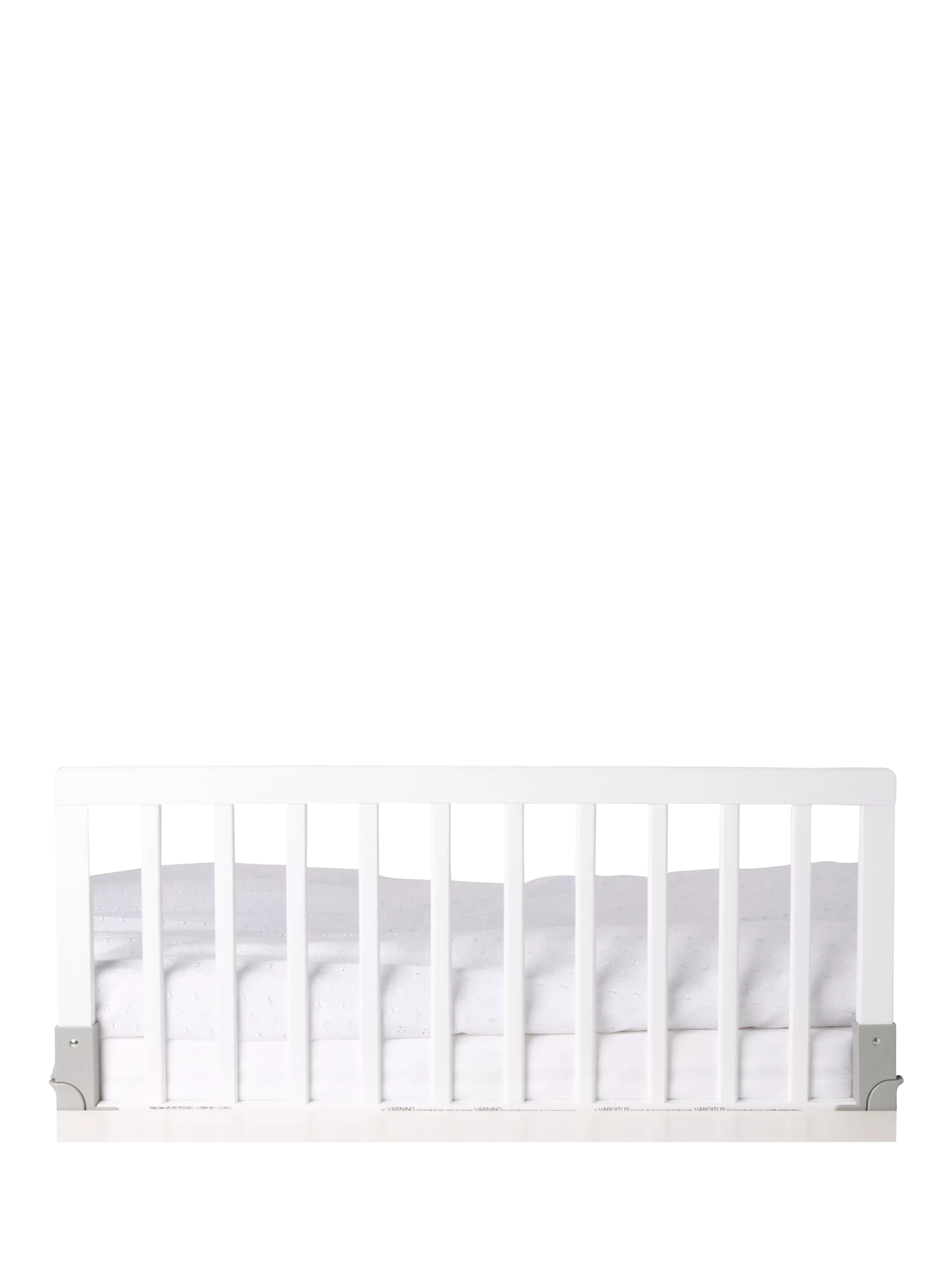 BabyDan Wooden Bed Guard Rail White - British product