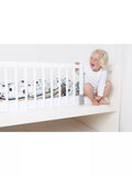 BabyDan Wooden Bed Guard Rail White - British product