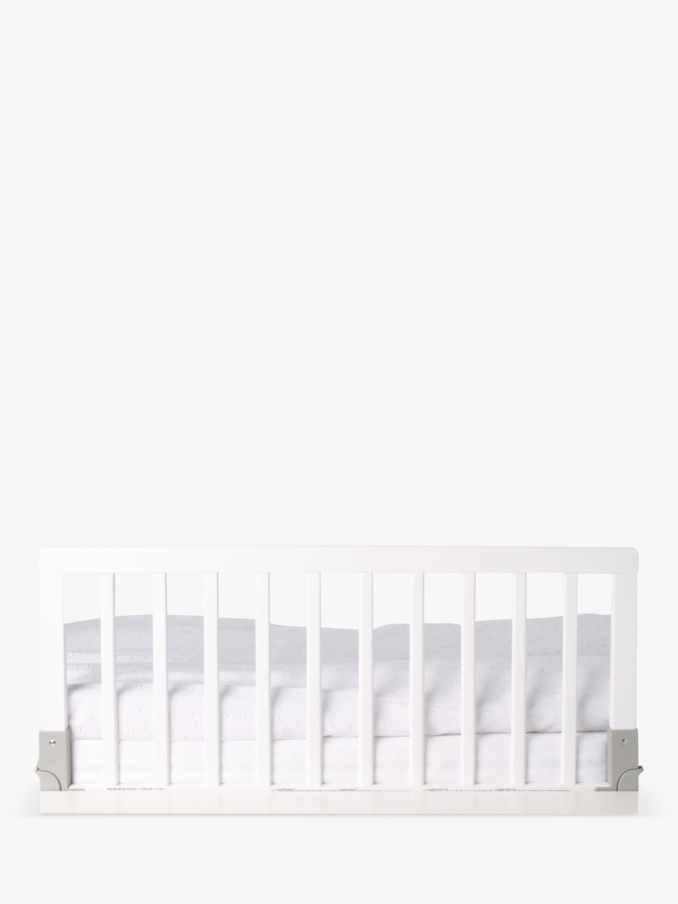 BabyDan Wooden Bed Guard Rail White - British product