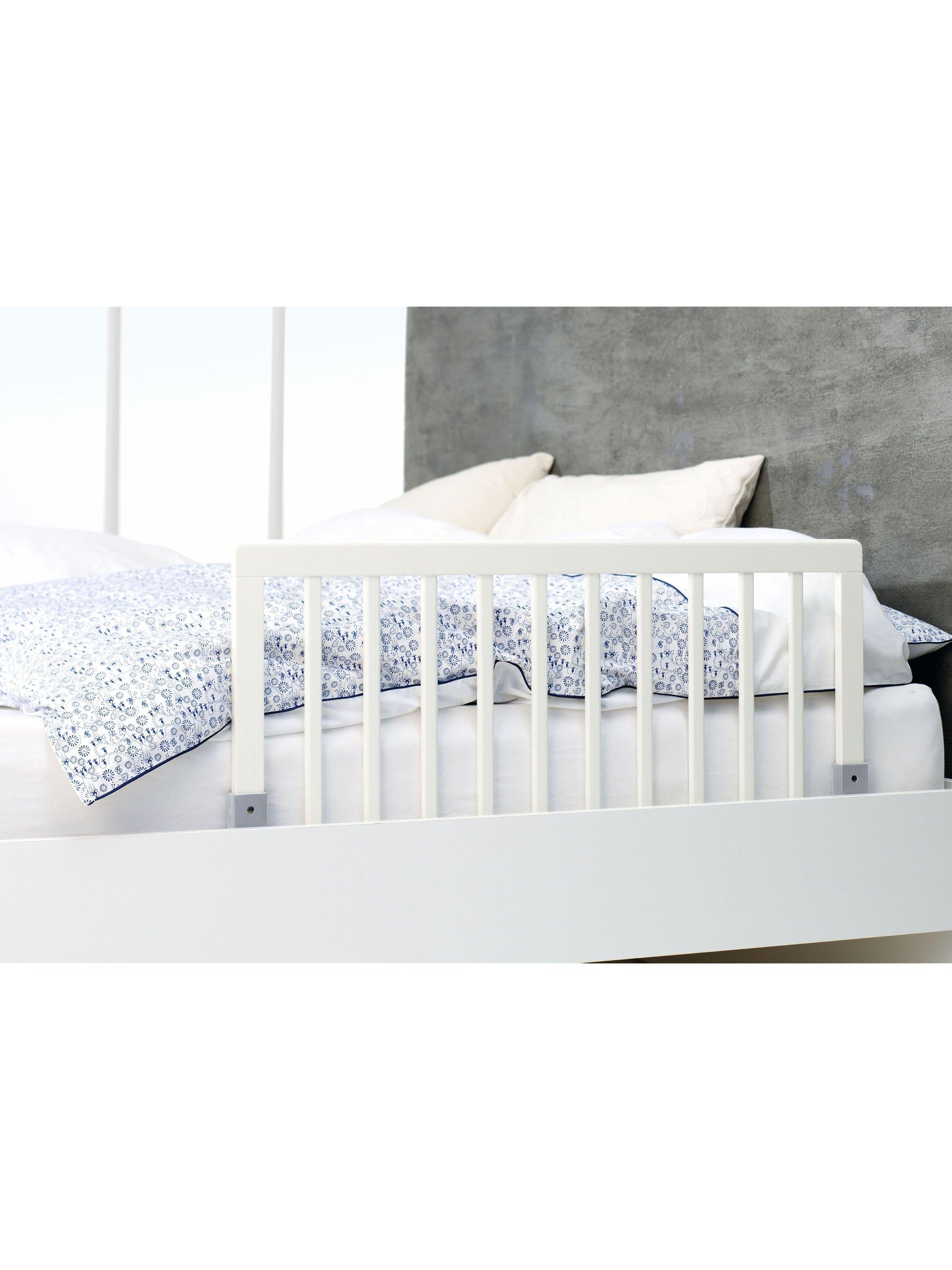 BabyDan Wooden Bed Guard Rail White - British product